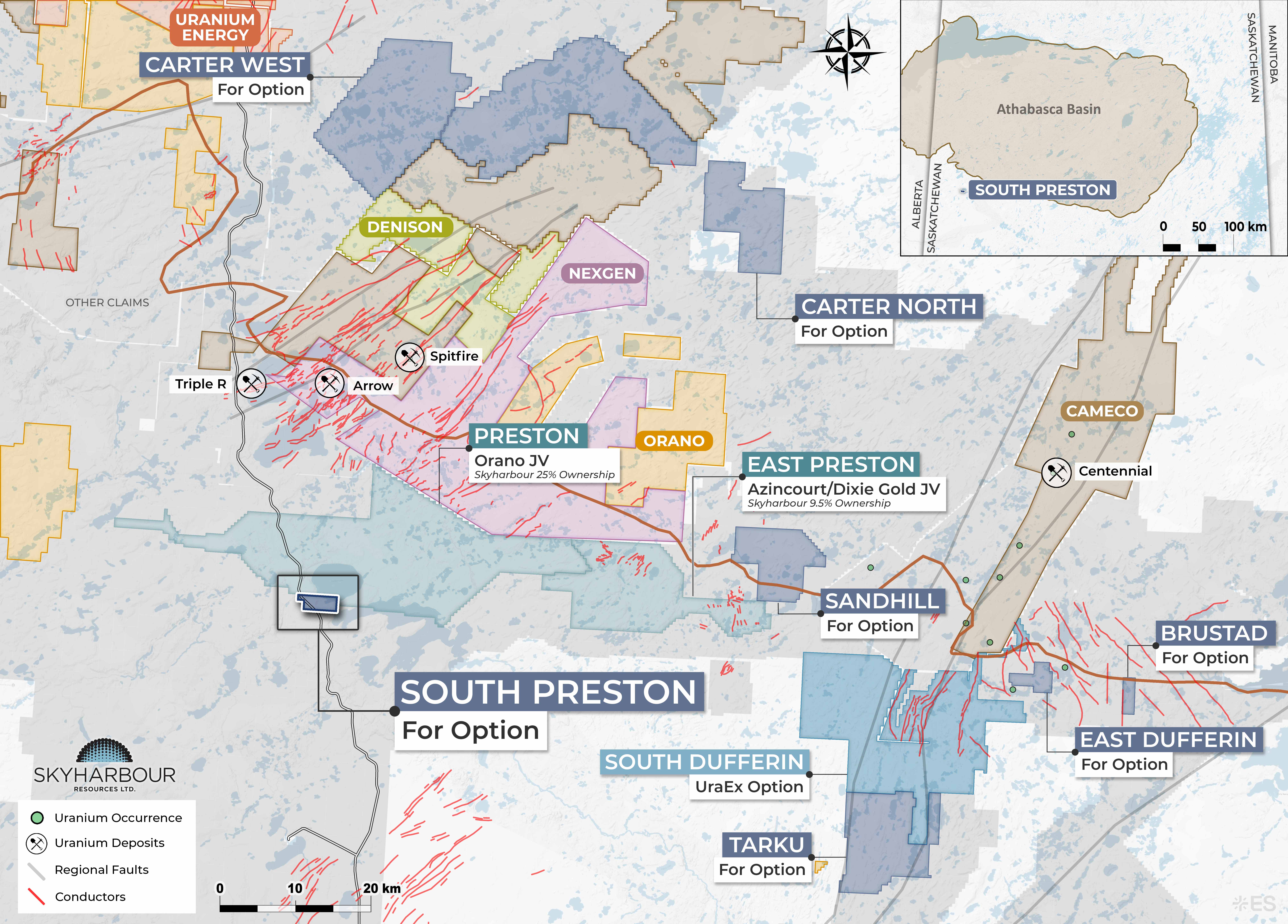 South Preston Map